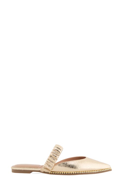 Bcbgeneration Vindo Pointed Toe Mule In Gold