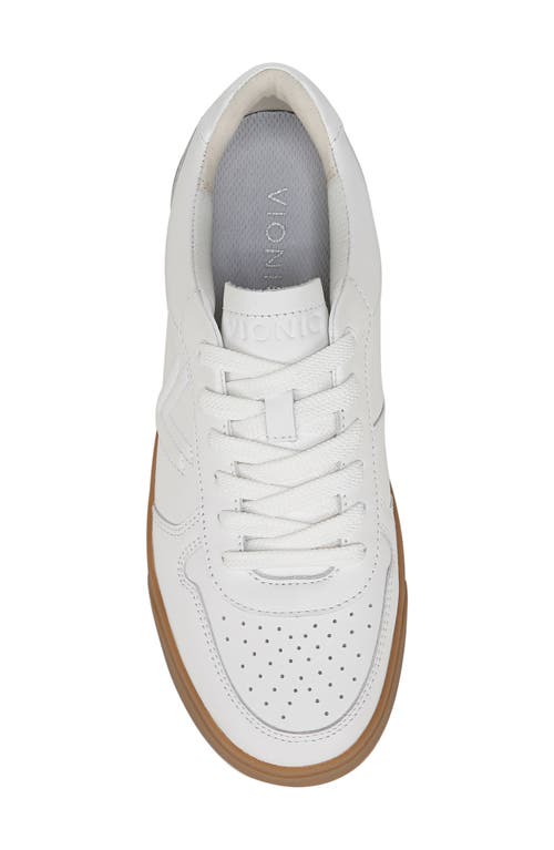 Vionic Kimmie Court Sneaker In White/gum