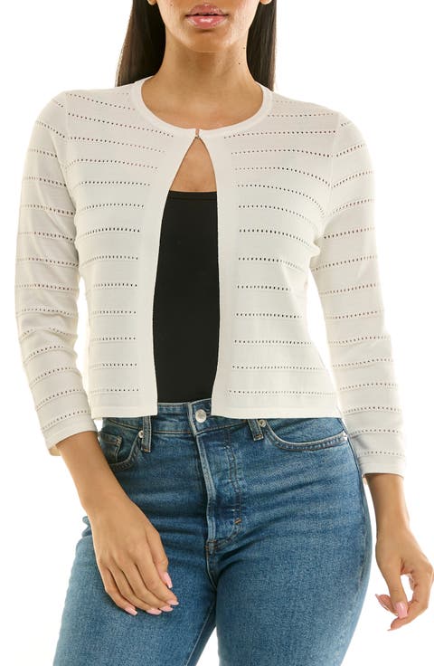 Pointelle Stitch Bolero