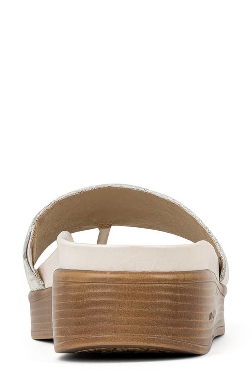 Donald Pliner Fiji Platform Sandal In Bone