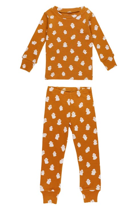 Print Fitted Organic Cotton Two-Piece Pajamas (Baby)