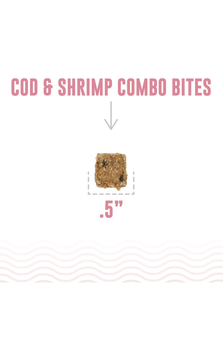 ICELANDIC+ Cod
Shrimp Combo Bites Dog Treat 3.0oz Bag, Alternate, color,