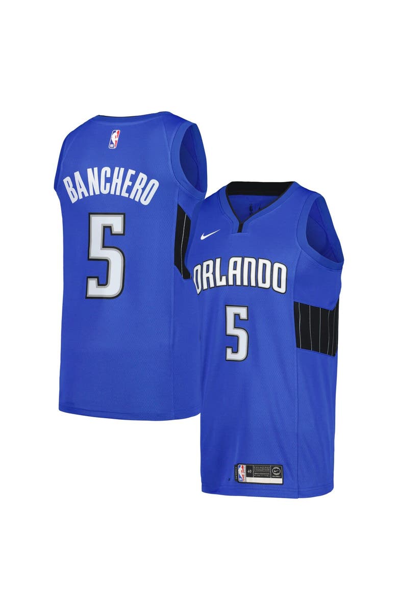 Nike Men's Nike Paolo Banchero Royal Orlando Magic Swingman Player Jersey - Statement Edition, Alternate, color, 