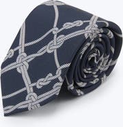 Knottery & Co Voyager Printed Silk Tie