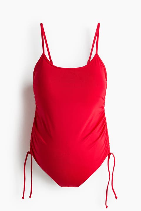 Mama Padded-cup High Leg Swimsuit