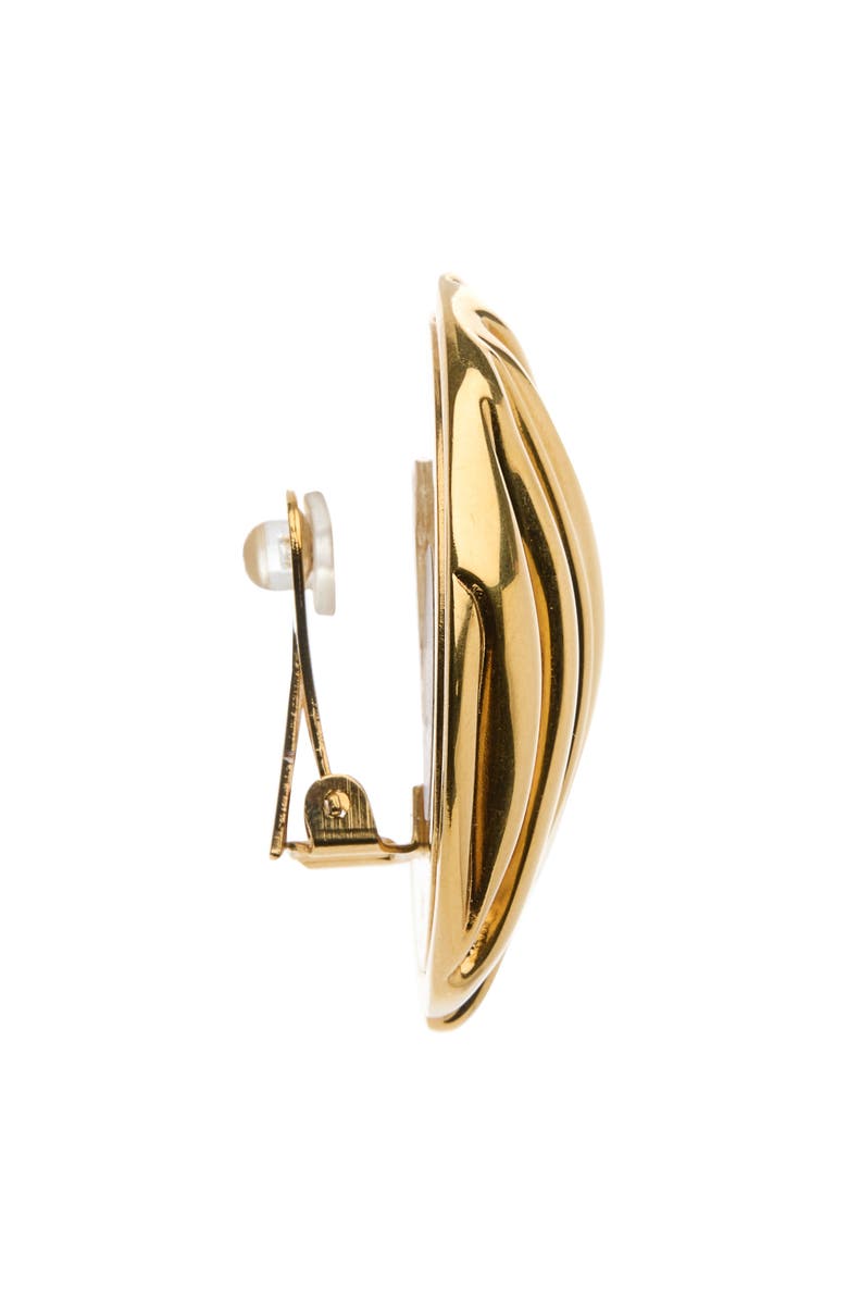 Chloé Molten Stud Earrings, Alternate, color, Vintage Gold