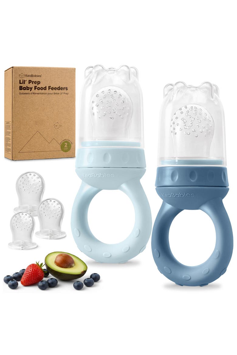 2-Pack Lil' Prep Baby Food Feeders, Main, color, Ocean
