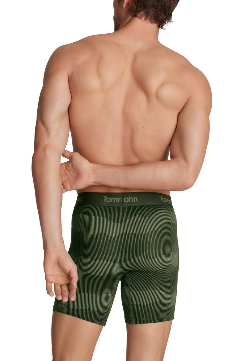 Second Skin 6-Inch Boxer Briefs, Alternate, color, DUFFEL BAG STRIPE MOUNTAINS