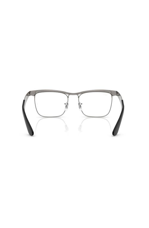 Ray Ban Ray-ban 53mm Square Optical Glasses In Gray