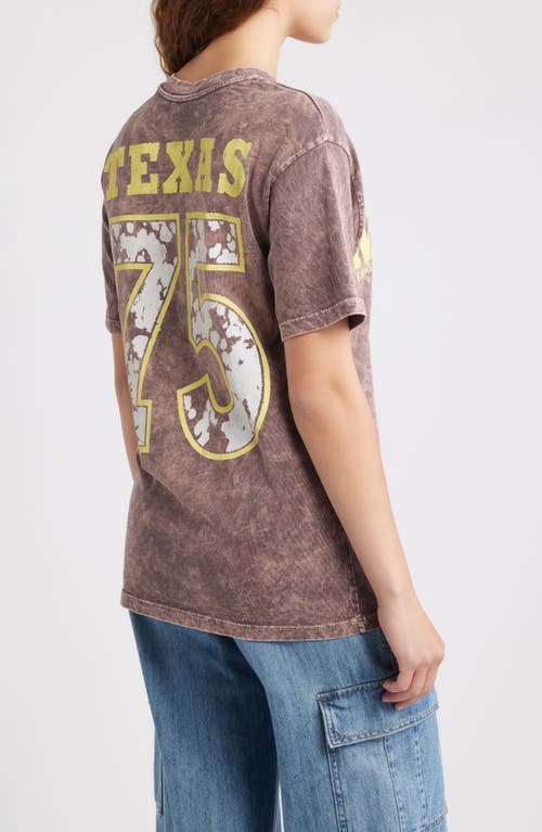 Daydreamer Willie Nelson Red Headed Stranger Cotton Graphic T-shirt In Purple