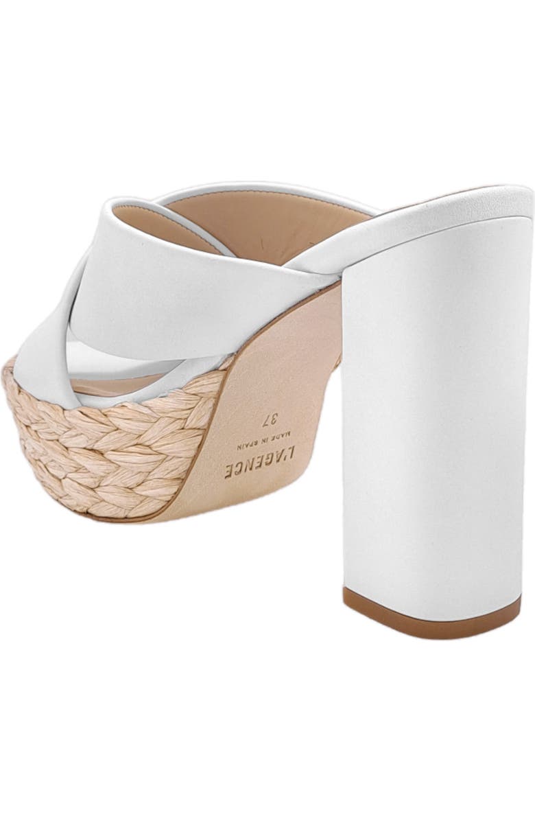 L'AGENCE Lucca Sandal, Alternate, color, White