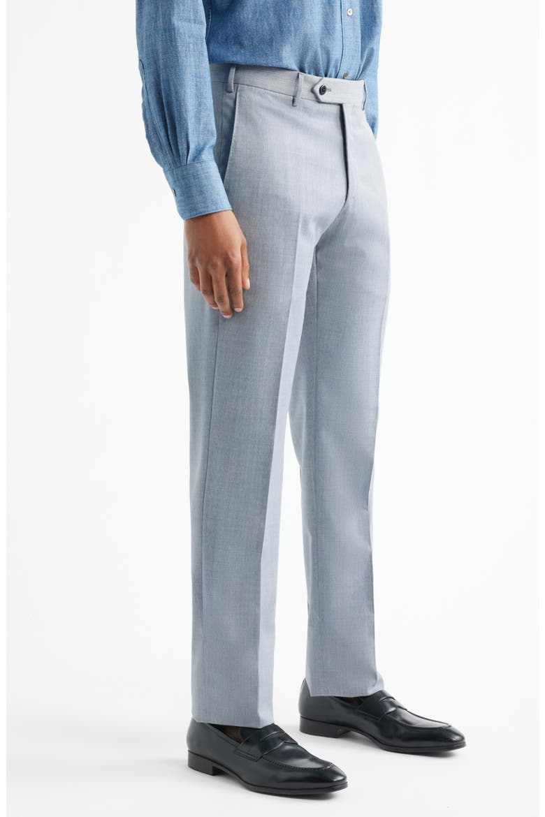 Parker Stretch Wool Trousers, Alternate, color, LIGHT BLUE