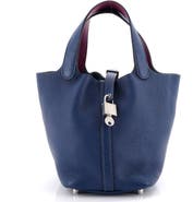 Pre-Owned Hermes Eclat Picotin Lock Bag Clemence PM