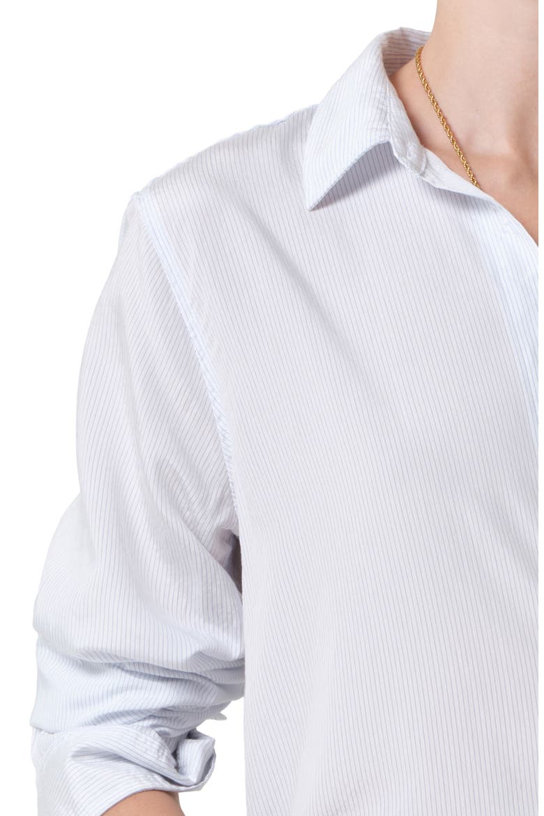 Avni Slim Fit Button-Up Shirt, Alternate, color, BLUE MICROSTRIPE