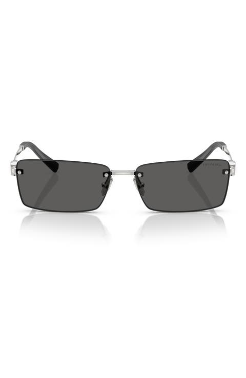 60mm Rectangular Sunglasses