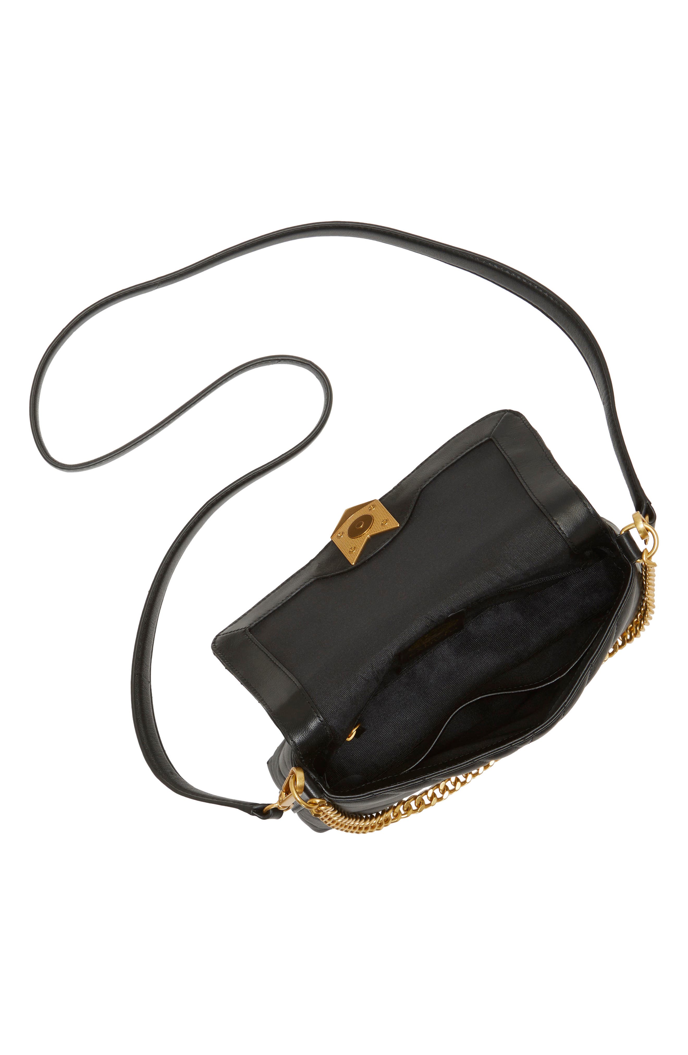 Vince Camuto Theon Quilted Leather Crossbody Bag, Alternate, color, 