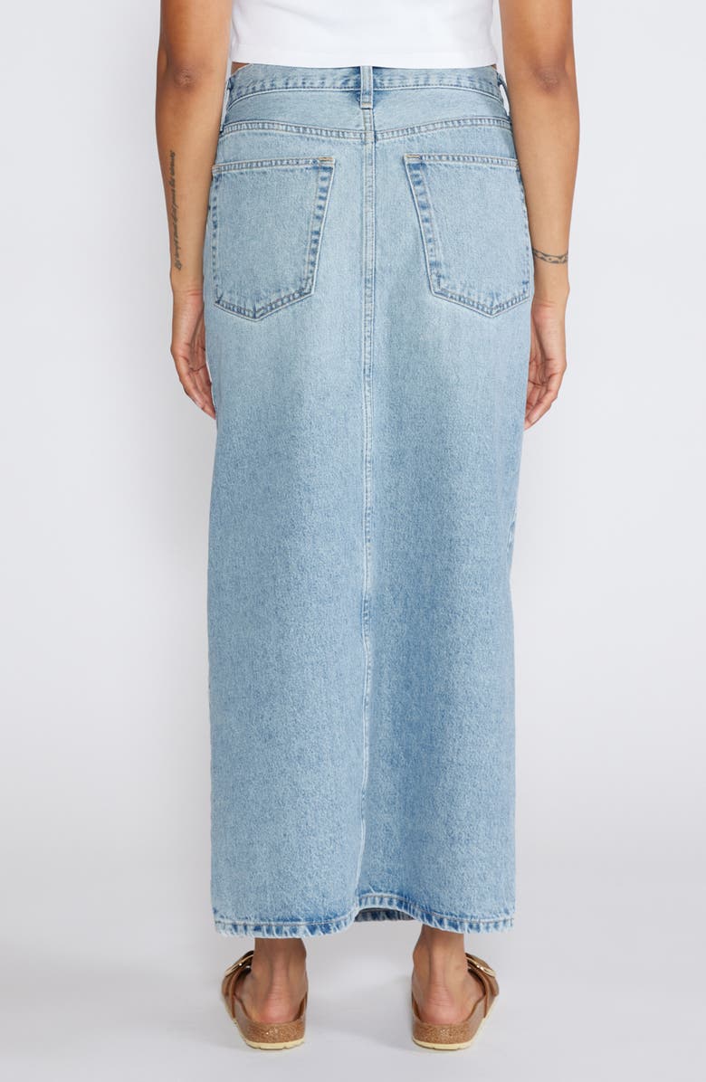 ÉTICA Ingrid Side Slit Denim Skirt, Alternate, color,