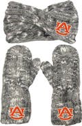 ZOOZATZ Women's ZooZatz Auburn Tigers Logo Marled Headband and Mitten Set