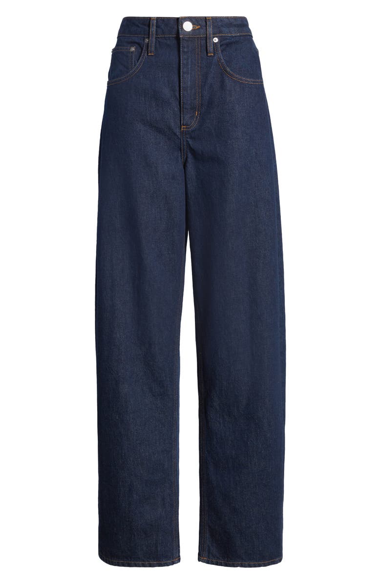 FRAME High Waist Extra Long Barrel Jeans, Alternate, color, 