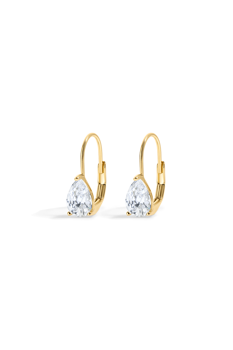 Aston Earrings, Main, color, Gold