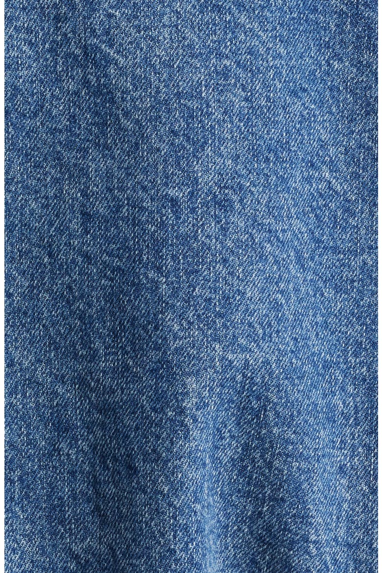 Maggie Crop Denim Bomber Jacket, Alternate, color, AMARA