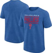 FANATICS Men's Fanatics Heather Royal Philadelphia Phillies Top Notch T-Shirt