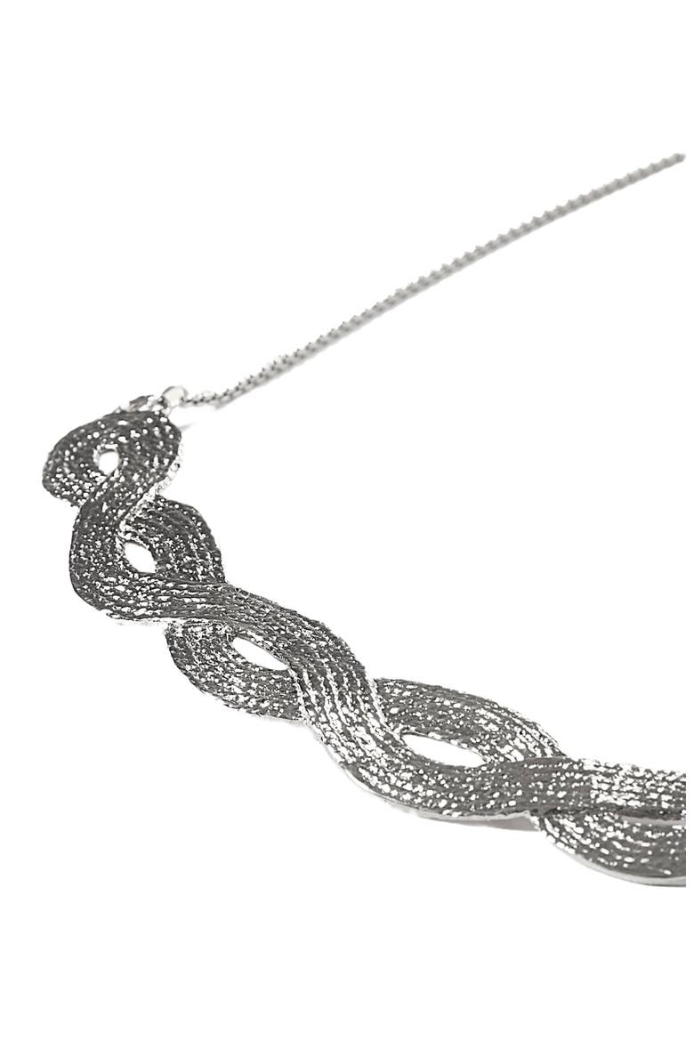 Braid Pendant - Sterling Silver, Alternate, color, Silver