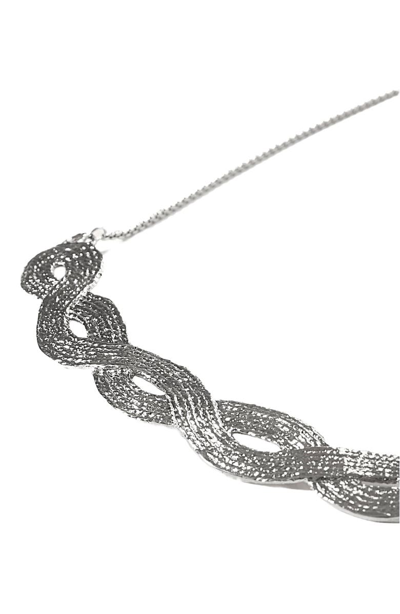 COG Braid Pendant - Sterling Silver, Alternate, color, Silver