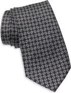 Jack Victor Fret & Square Silk Tie