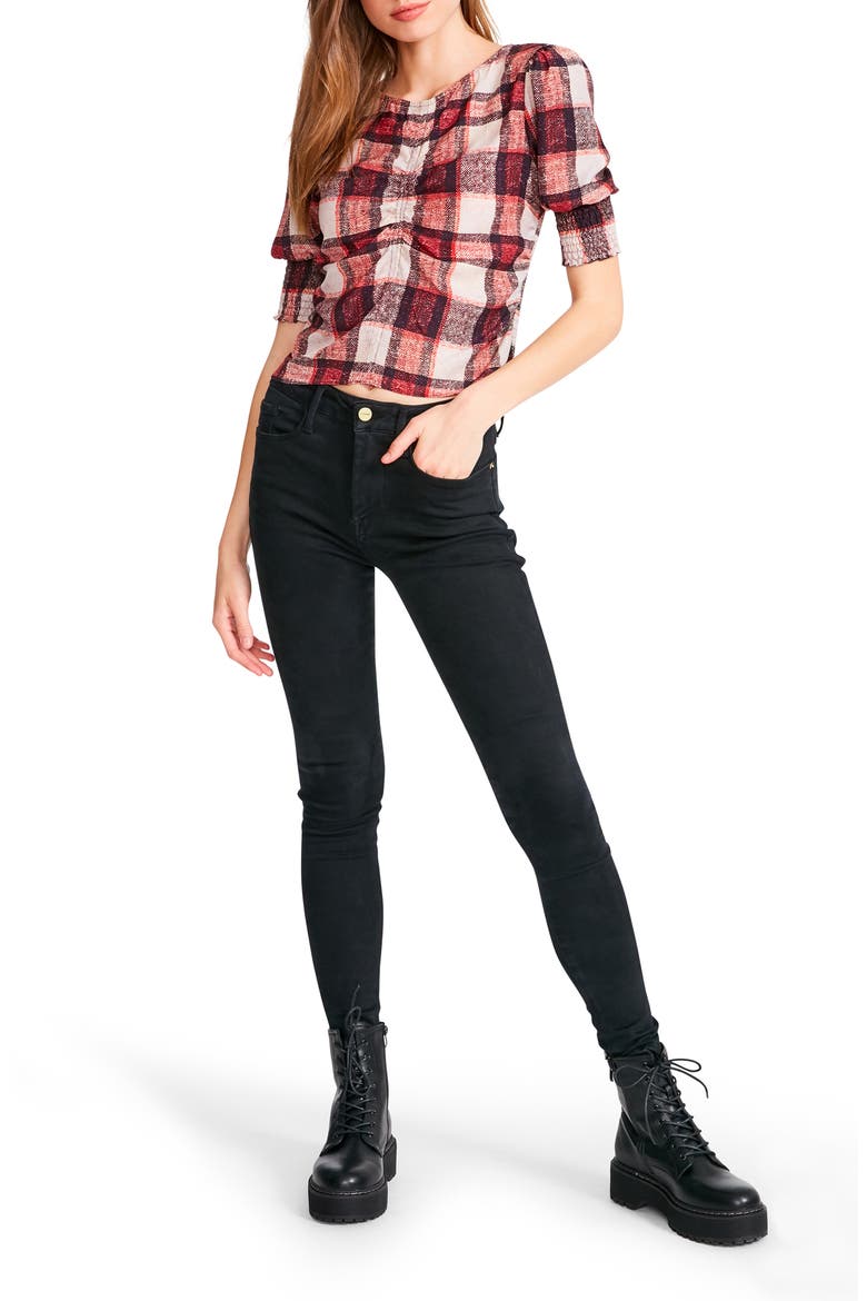 Plaid Idea Top, Alternate, color, PURPLE HAZE