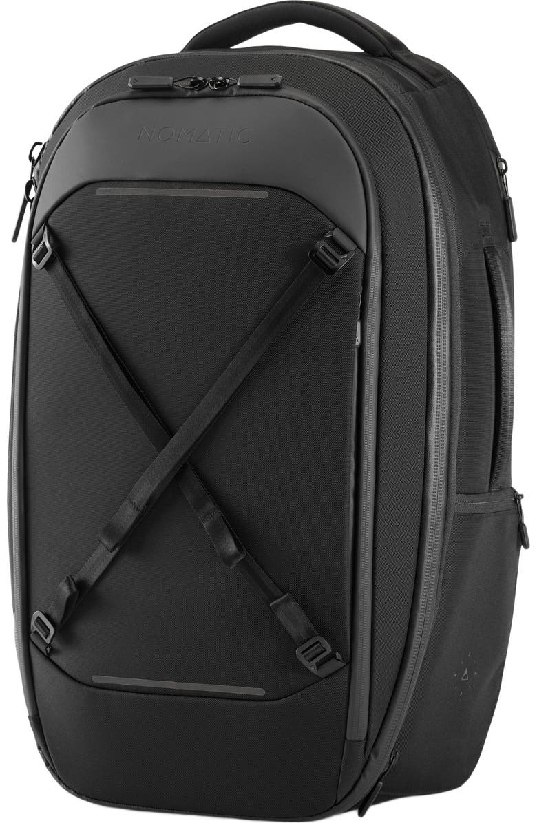 NOMATIC 32L Backpack with Laptop Compartment and 9L Built-In Expansion, Alternate, color, Black