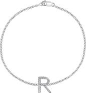 EFFY Sterling Silver Diamond Initial Bracelet - 0.15 ctw