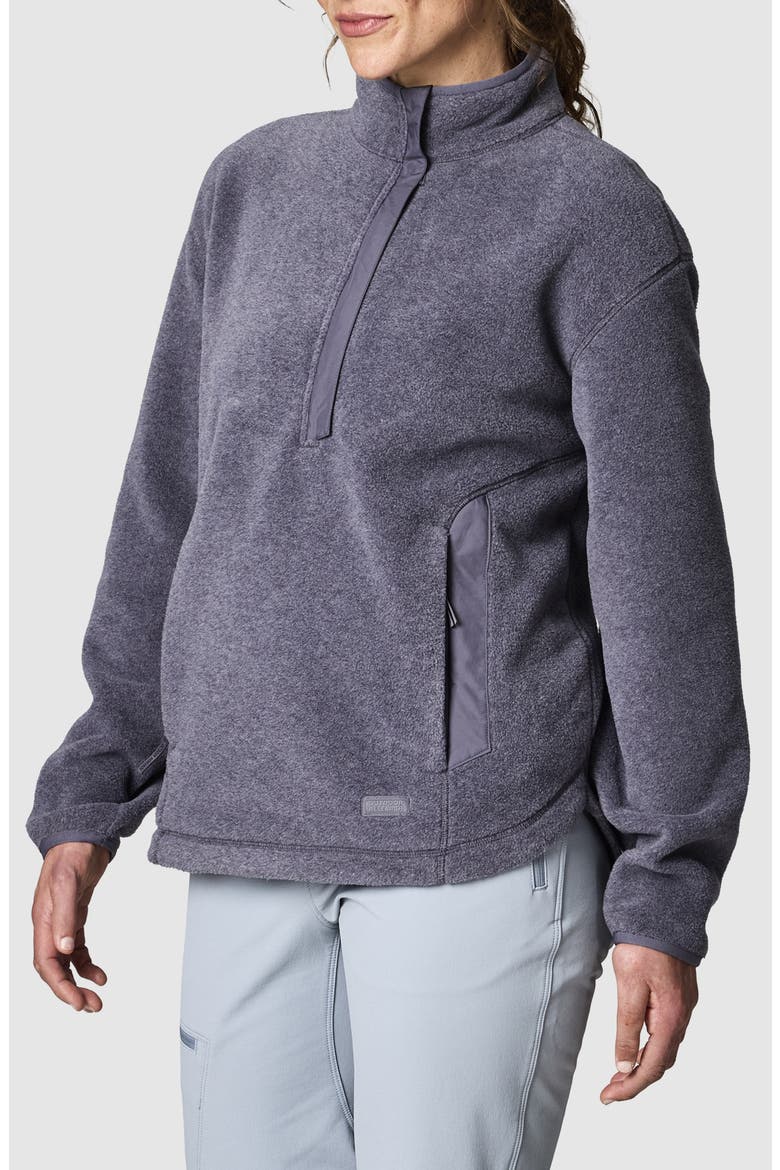 Deming Fleece Pullover, Alternate, color, SMOKY QUARTZ