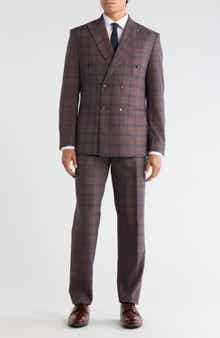 Classic Plaid Double Breasted Suit