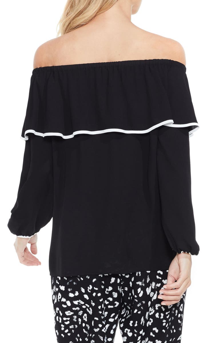 Vince Camuto Ruffle Off the Shoulder Blouse, Alternate, color, 