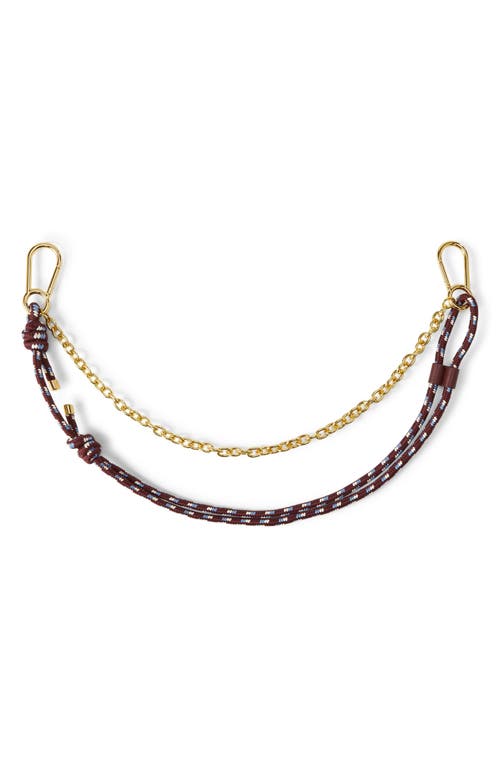 Veronica Beard Paracord & Chain Bag Strap