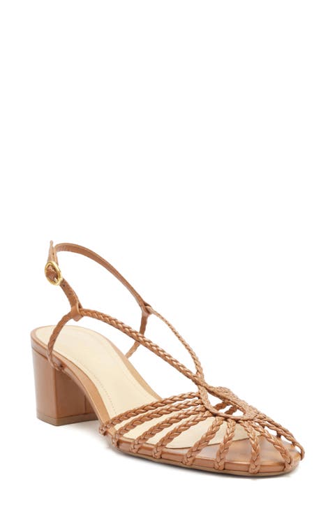 Paola Slingback Block Heel Sandal (Women)