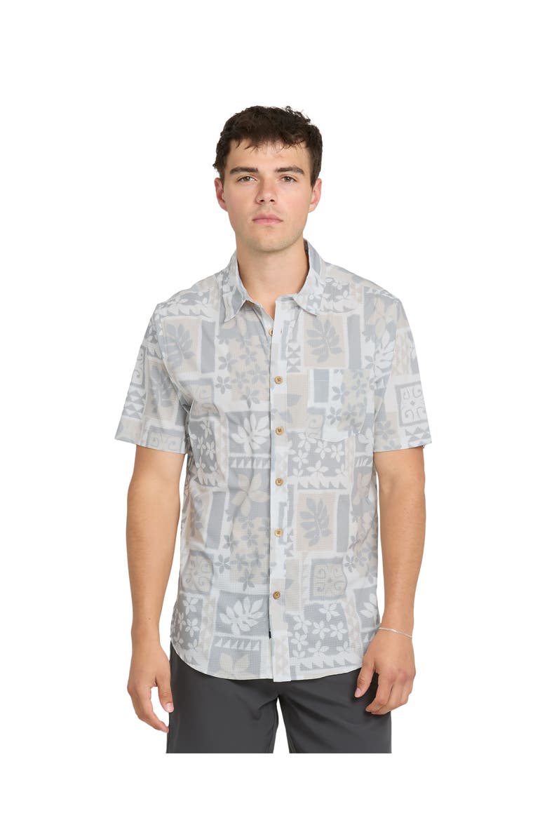 Quiksilver Waterman Sandy Cove Short Sleeve Shirt, Main, color, White