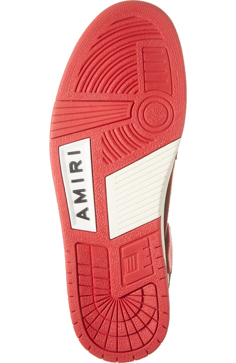 AMIRI Skeleton Low Top Sneaker, Alternate, color, Varsity Red