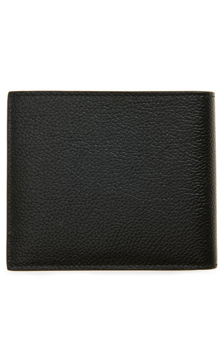 Balenciaga Signature Logo Square Fold Wallet, Alternate, color, Black/ Light Paper