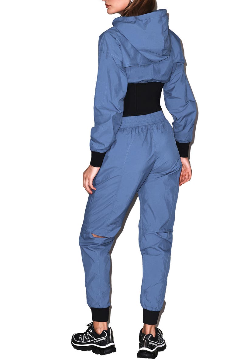 Fleur Du Mal Warm Up Track Pant, Alternate, color, Storm Blue