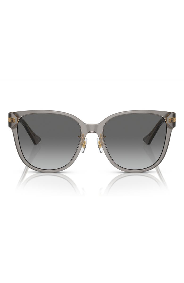 Versace 57mm Gradient Square Sunglasses, Main, color,