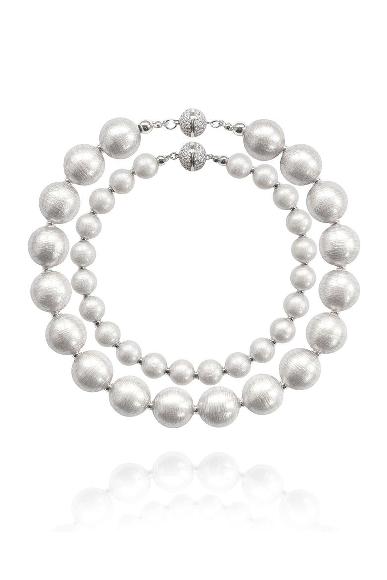 Siena Duo Necklace, Main, color, Frost