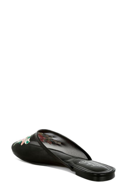 London Rag Shara Embroidered Mesh Mule In Black