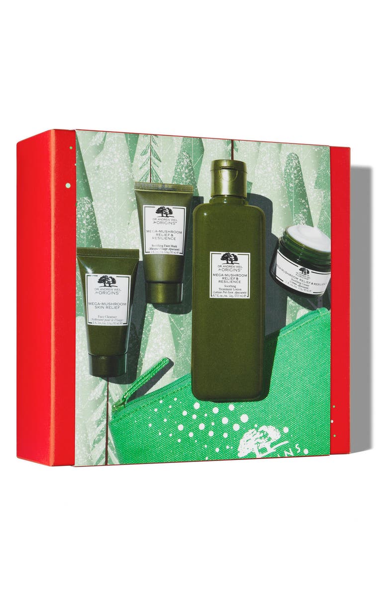 Origins Skin-Fortifying Delights Mega-Mushroom Skin Care Set USD $110 Value, Alternate, color, 
