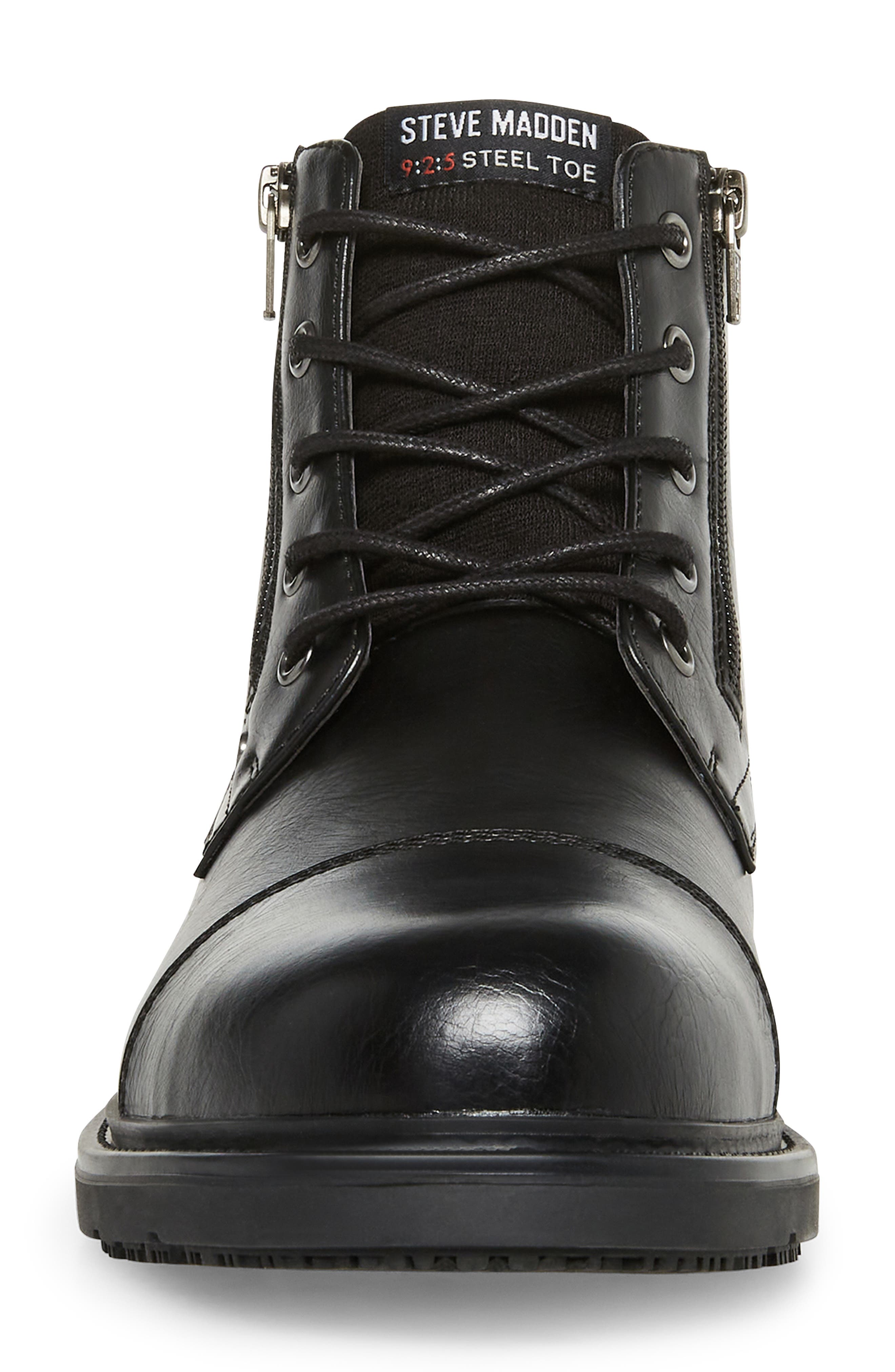 Steve Madden Wesler Non Slip Steel Toe Boot, Alternate, color, 