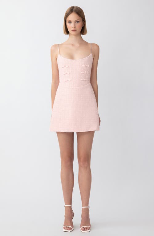 SAU LEE SAU LEE ANDI METALLIC TWEED COCKTAIL MINIDRESS