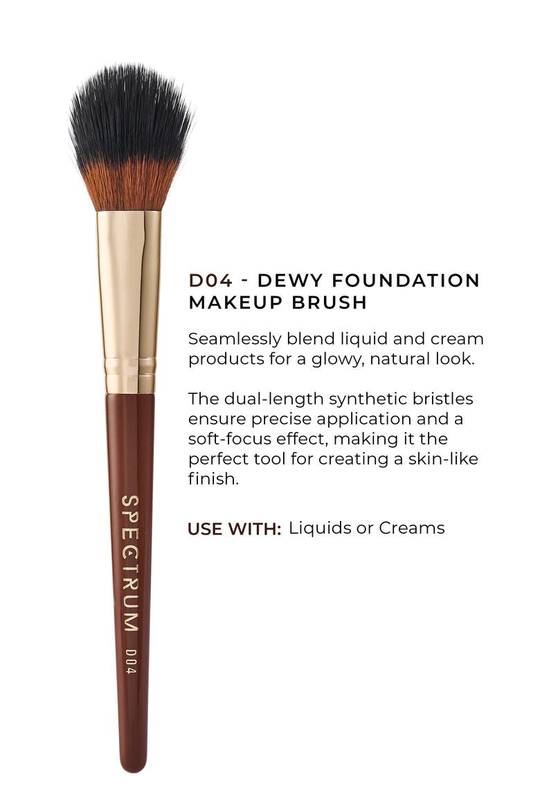 Pantherine Dewy Foundation Brush, Alternate, color, BROWN