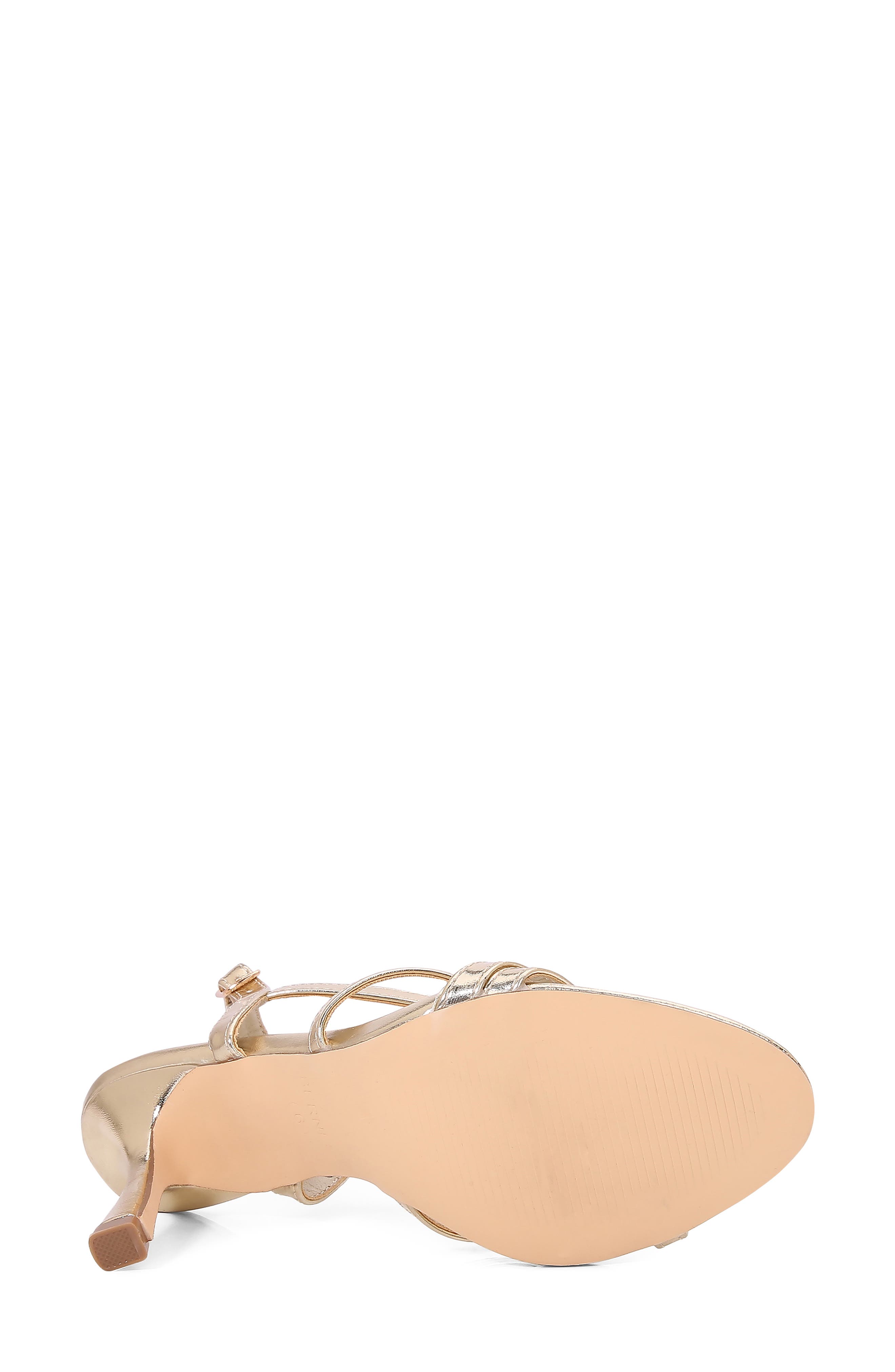 Strappy Sandal, Alternate, color, GOLD