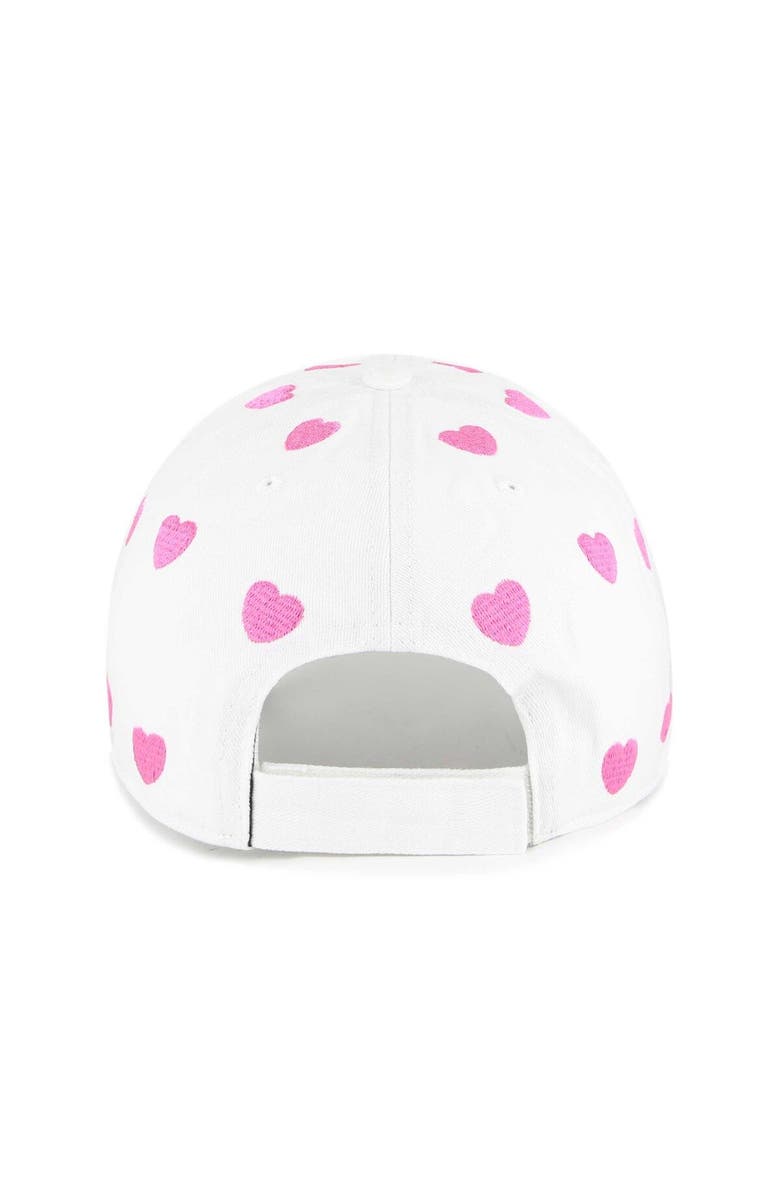 '47 Girls Toddler '47 White Cleveland Browns Surprise Clean Up Adjustable Hat, Alternate, color, 